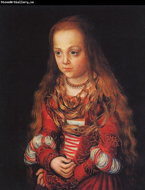 CRANACH, Lucas the Elder A Princess of Saxony dfg